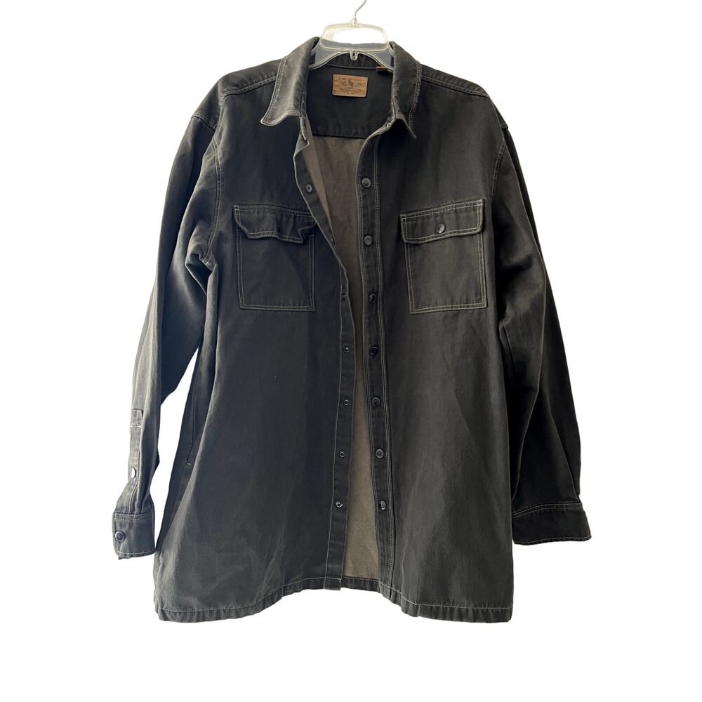 Red Head Men's XLT Heavy Duty Metal Buttons Shacket Shirt Jacket Excellent